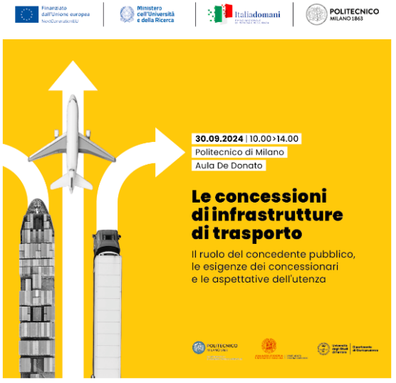 Convegno Milano 30-09-2024 – Le concessioni delle infrastrutture del trasporto