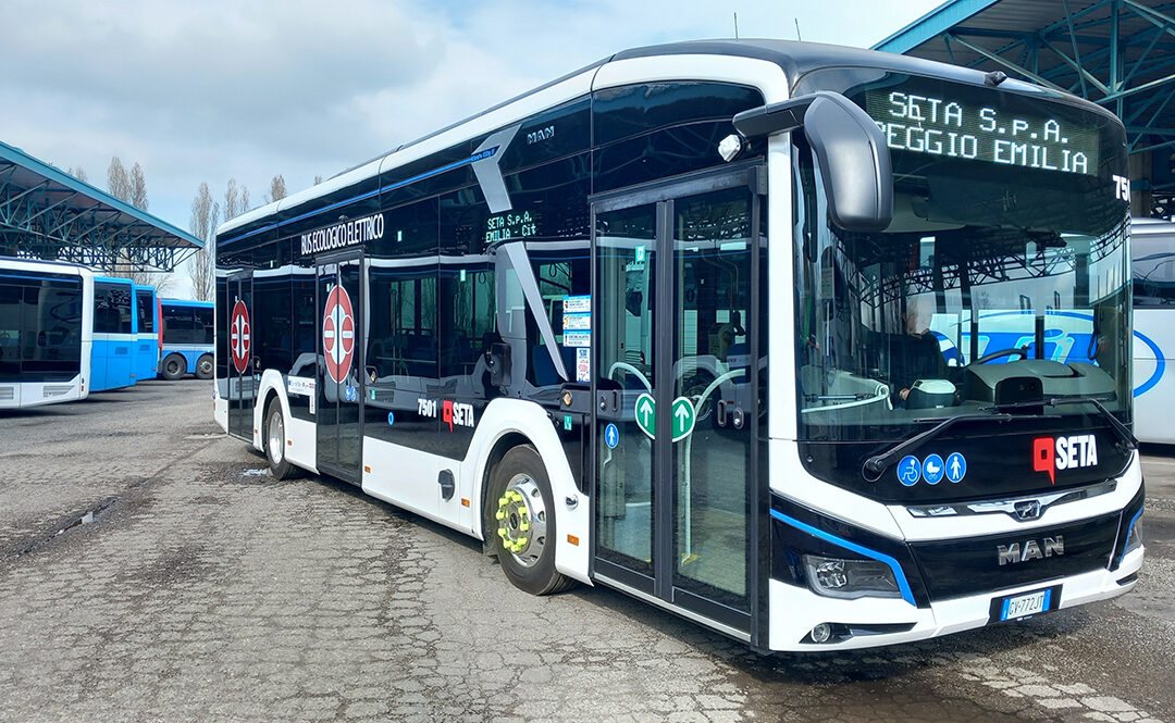 Reggio Emilia: SETA presenta i primi autobus full electric