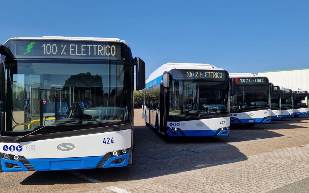 CTM, la flotta della città di Cagliari si arricchisce di nuovi bus elettrici